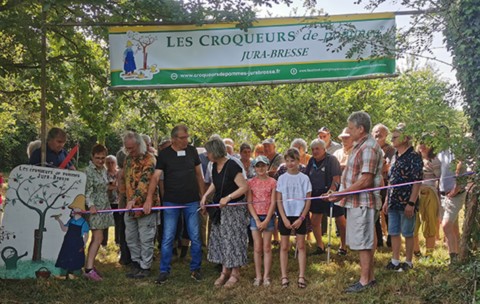 Inauguration verger St Germain-du-Bois